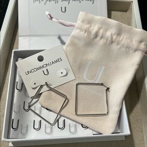 Uncommon James Girl Boss Hoops-Silver